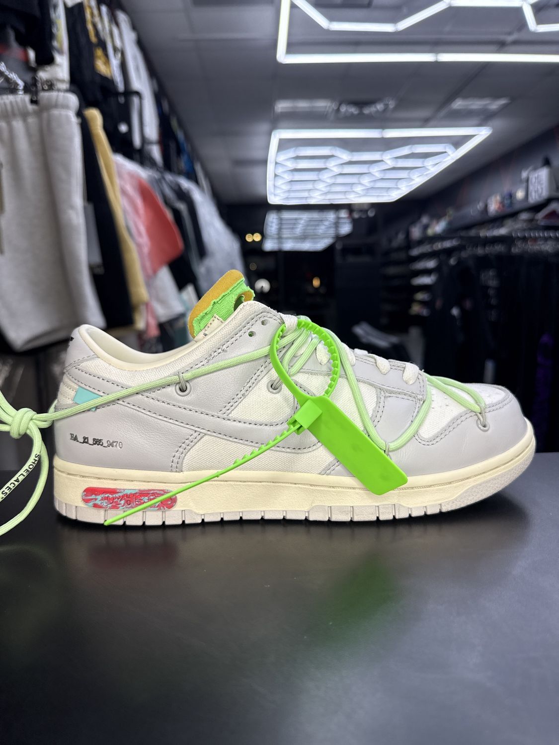 NIKE DUNK x OFF-WHITE  “LOT 7”  (SZ 9)  USED/OG ALL