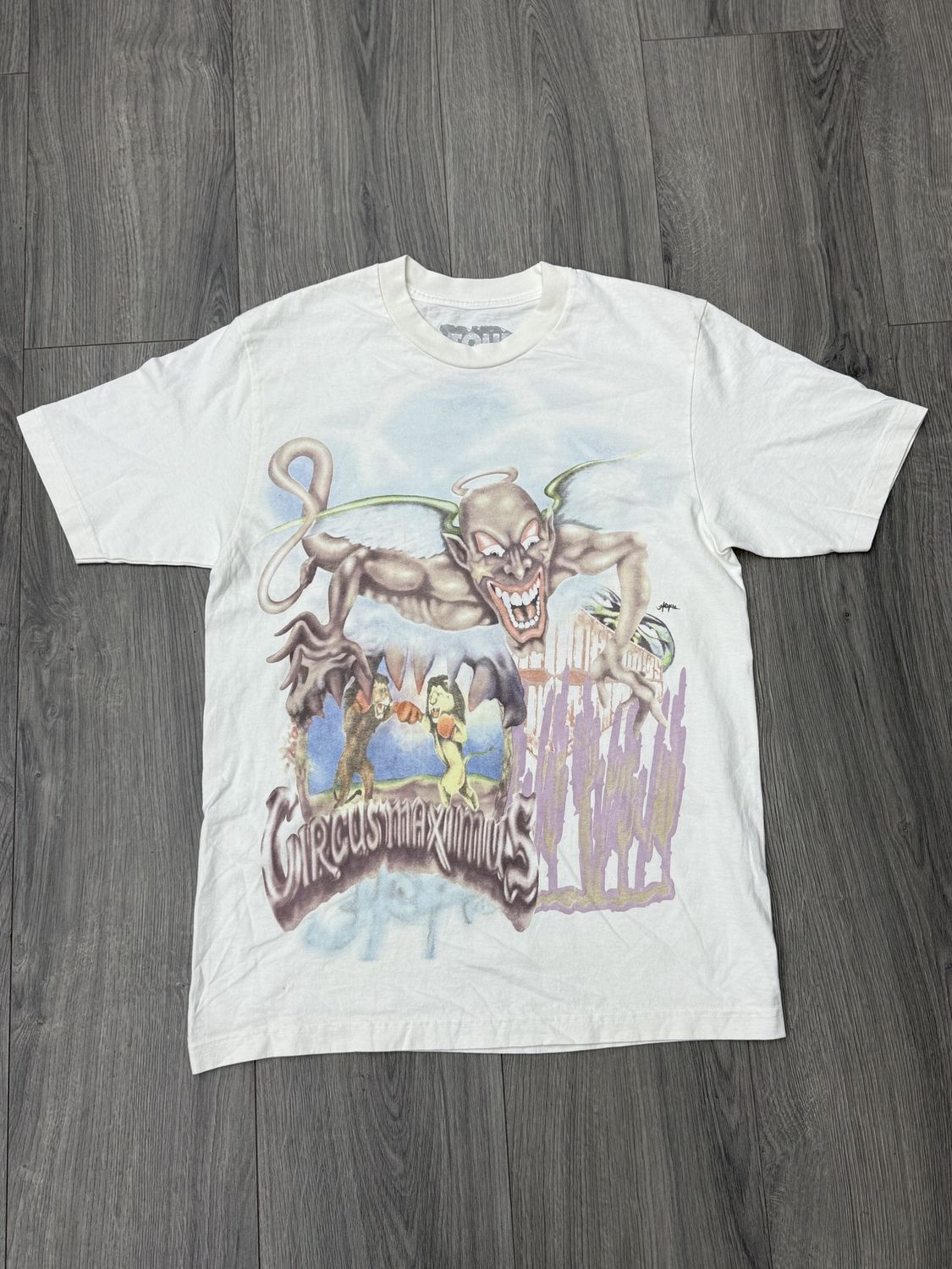 TRAVIS SCOTT UTOPIA TOUR TEE “WHT/CIRCUS”  (X-LARGE)  NEW