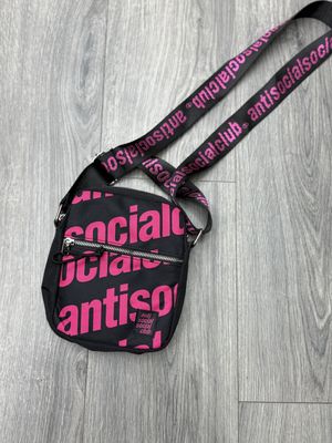 ASSC CROSSBODY BAG “BLK/PINK”  (NEW)