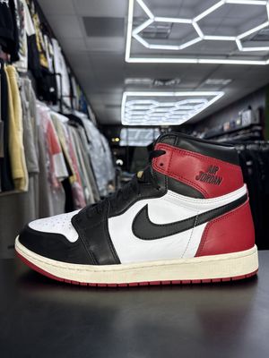 J1 “BLK TOE REIMAGINED”  (SZ 12)  USED/NO BOX