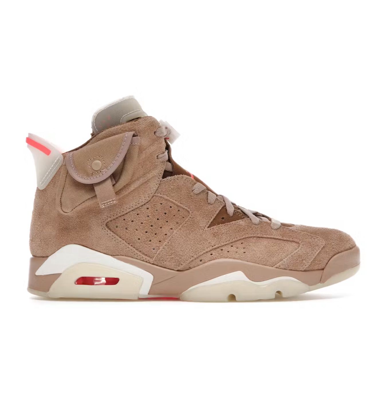 J6 x TRAVIS SCOTT “BRITISH KHAKI”  (SZ 10)  NEW/OG ALL