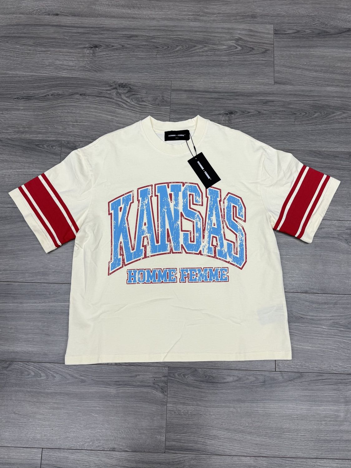 HOMME &amp; FEMME SHIRT  (SMALL)  OVERSIZED (NEW)