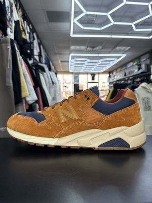 NEW BALANCE 580 “BROWN/NAVY”  (SZ 13)  USED/NO BOX