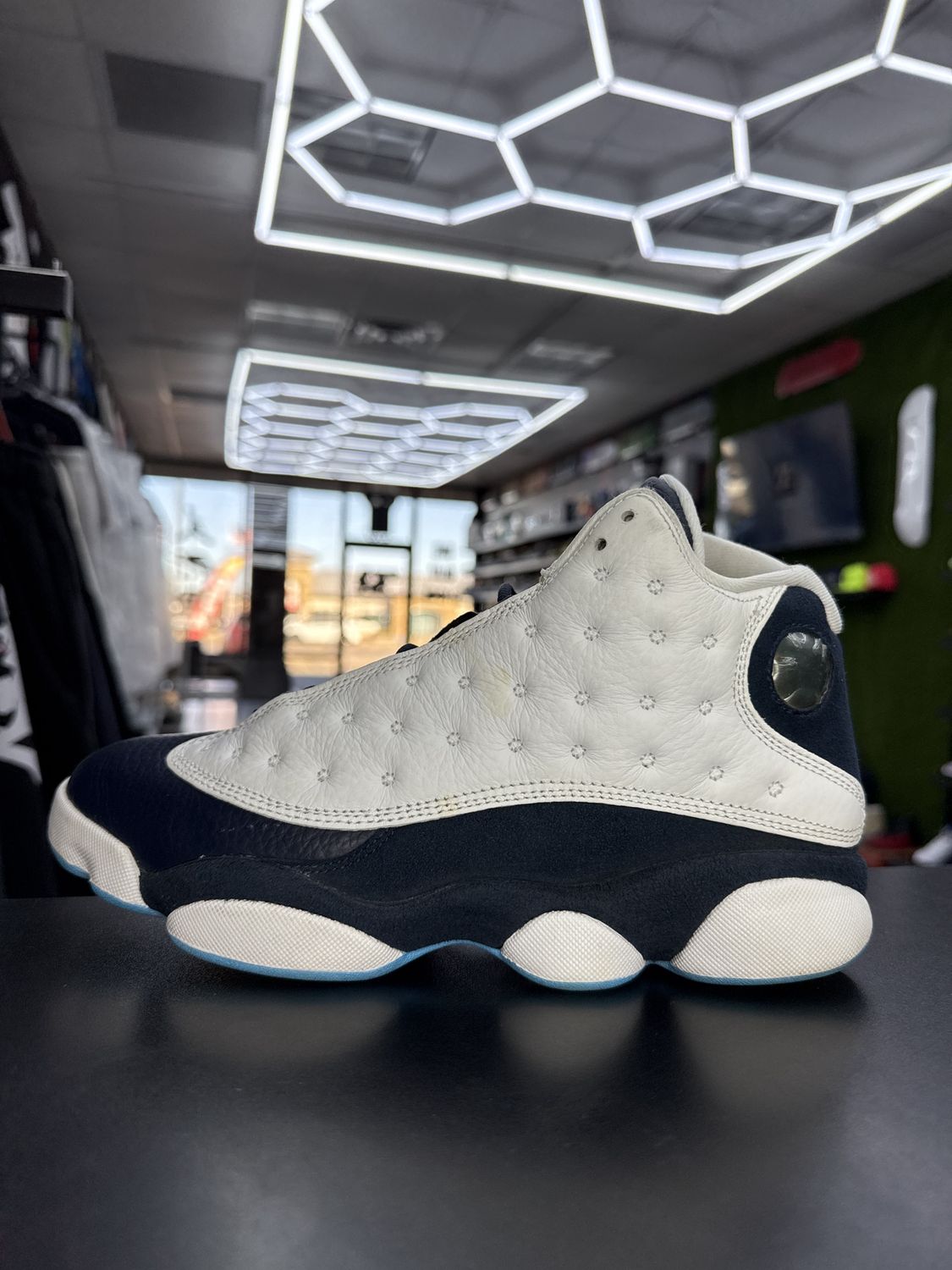 J13 “OBSIDIAN/ POWDER BLUE”  (SZ 7.5M / 9W)  USED/OG ALL