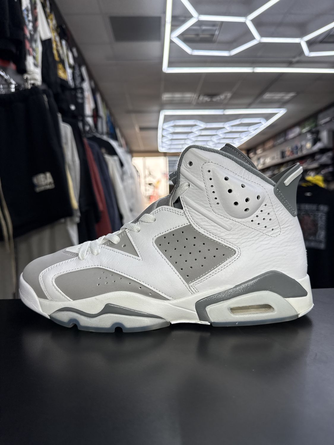 J6 “COOL GREY”  (SZ 10)  USED/OG ALL