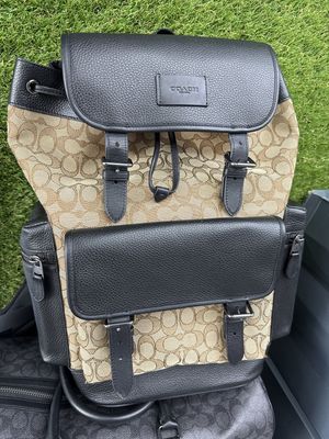 COACH BACKPACK (TAN)  PRE-OWNED