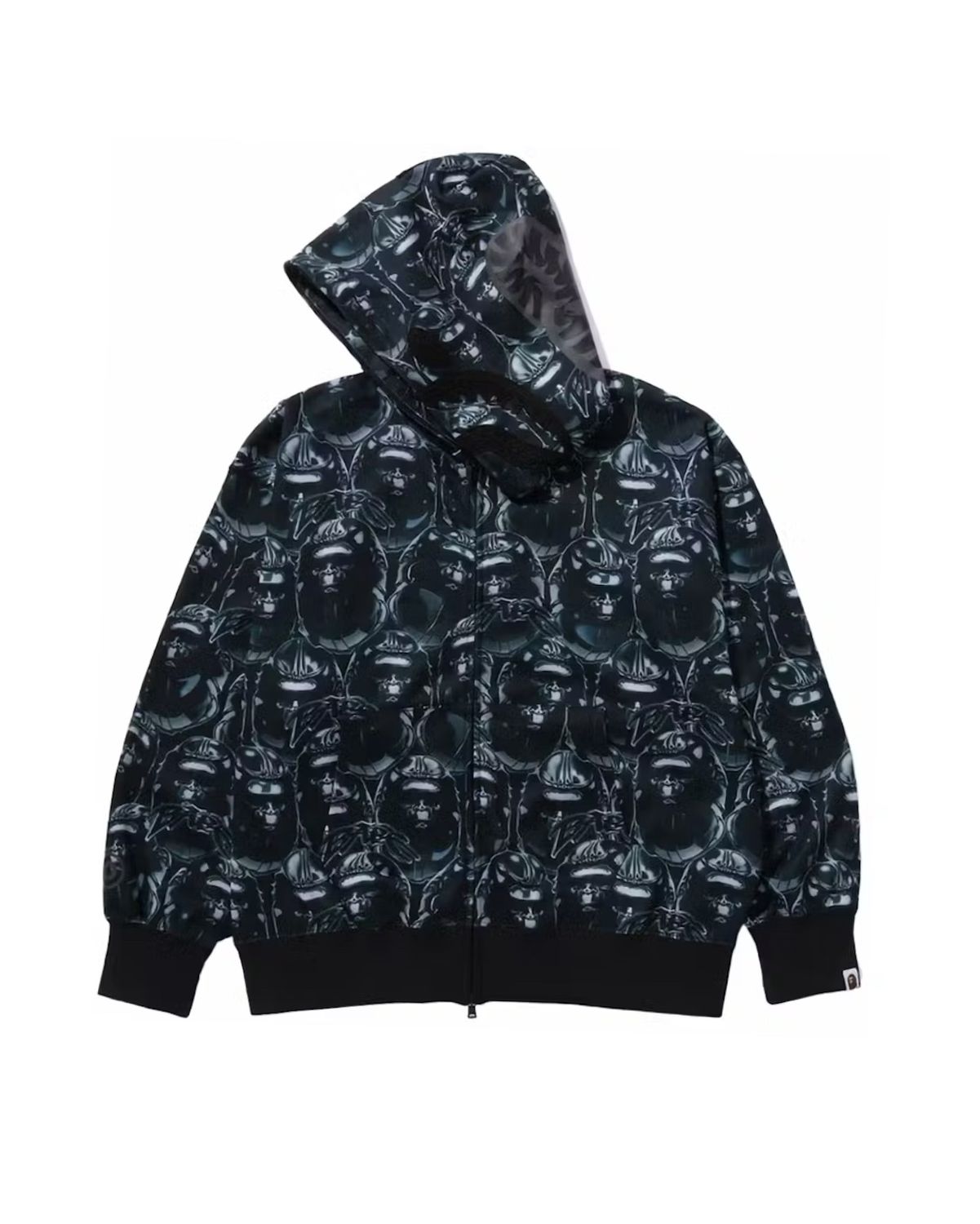 BAPE JACKET “GRAFFITI/BLK”  (X-LARGE/ RELAX FIT)  NEW