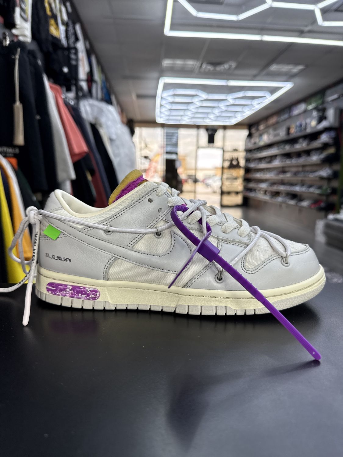 NIKE DUNK x OFF-WHITE “LOT 3”  (SZ 7.5M / 9W)  USED/OG ALL