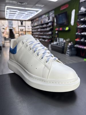ALEXANDER MCQUEEN “BLUE/WHT”  (SZ 12US)  USED/OG BOX