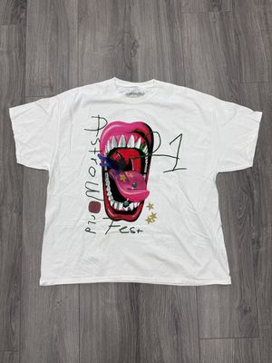 ASTROWORLD OVERSIZED TEE “WHT”  (XXL)  NEW
