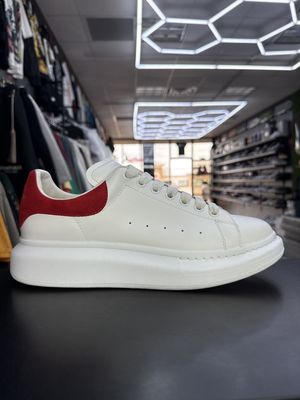 ALEXANDER MCQUEEN “RED/WHT”  (SZ 11US)  USED/OG BOX