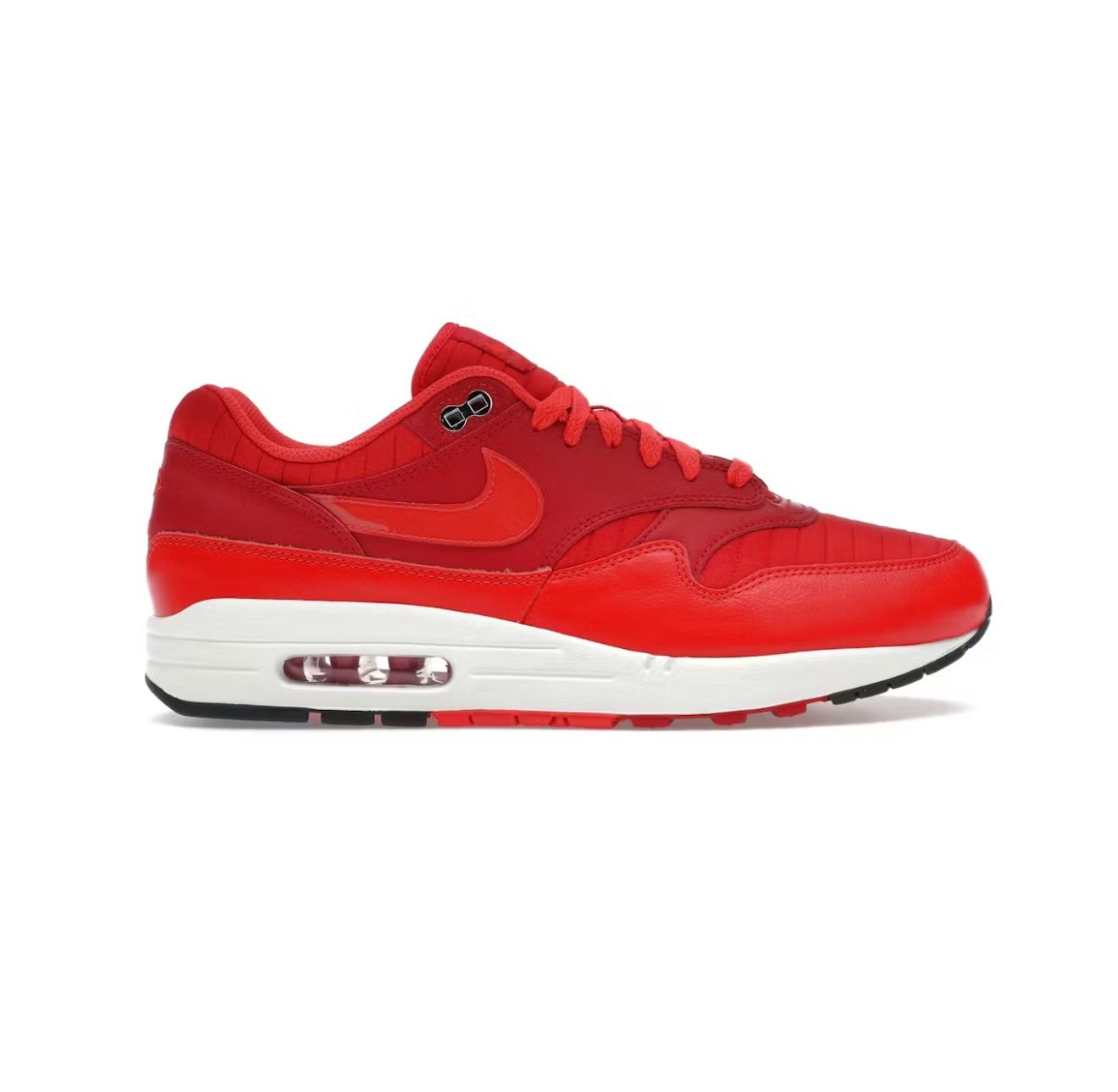 NIKE AIR MAX 1  “CRIMSON”  (SZ 11.5)  NEW/DAMAGED BOX