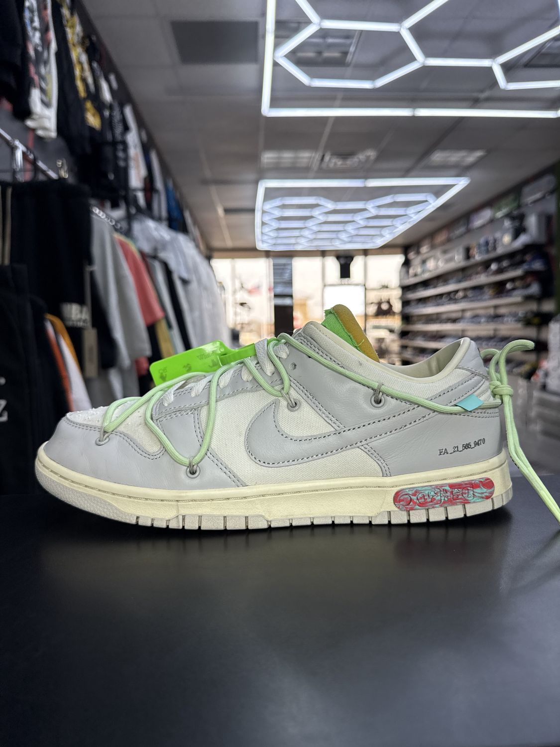 NIKE DUNK x OFF-WHITE  “LOT 7”  (SZ 11)  USED/OG ALL