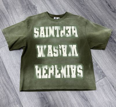 SAINT VANITY TEE “GRN”  (MEDIUM)  PRE-OWNED