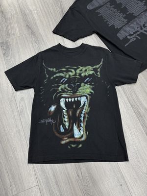 TRAVIS SCOTT TEE “DOG/BLK”  (X-LARGE)  NEW