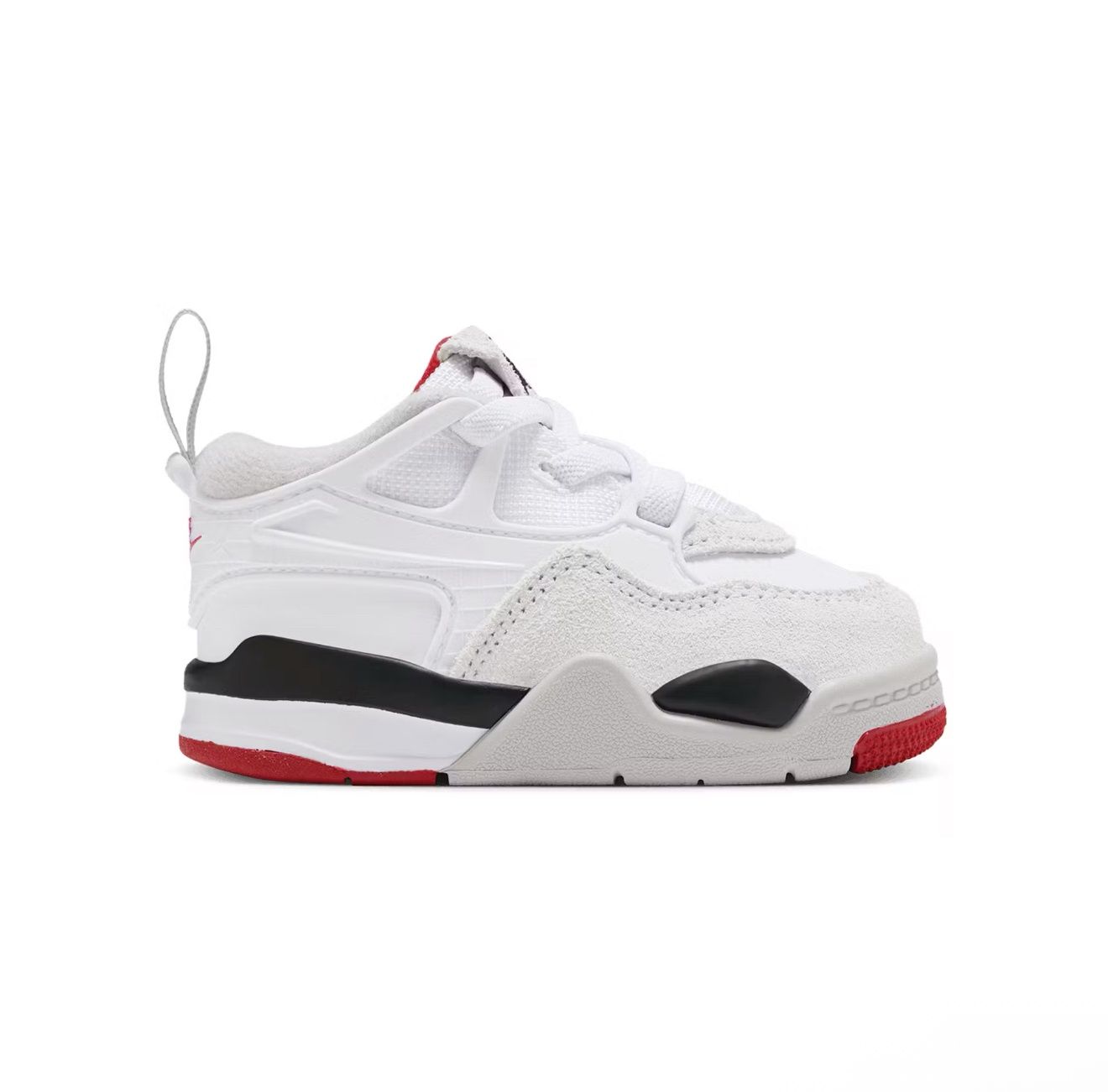 J4 RM “VARSITY WHT”  (SZ 8c)  NEW/OG BOX  (NO LID)