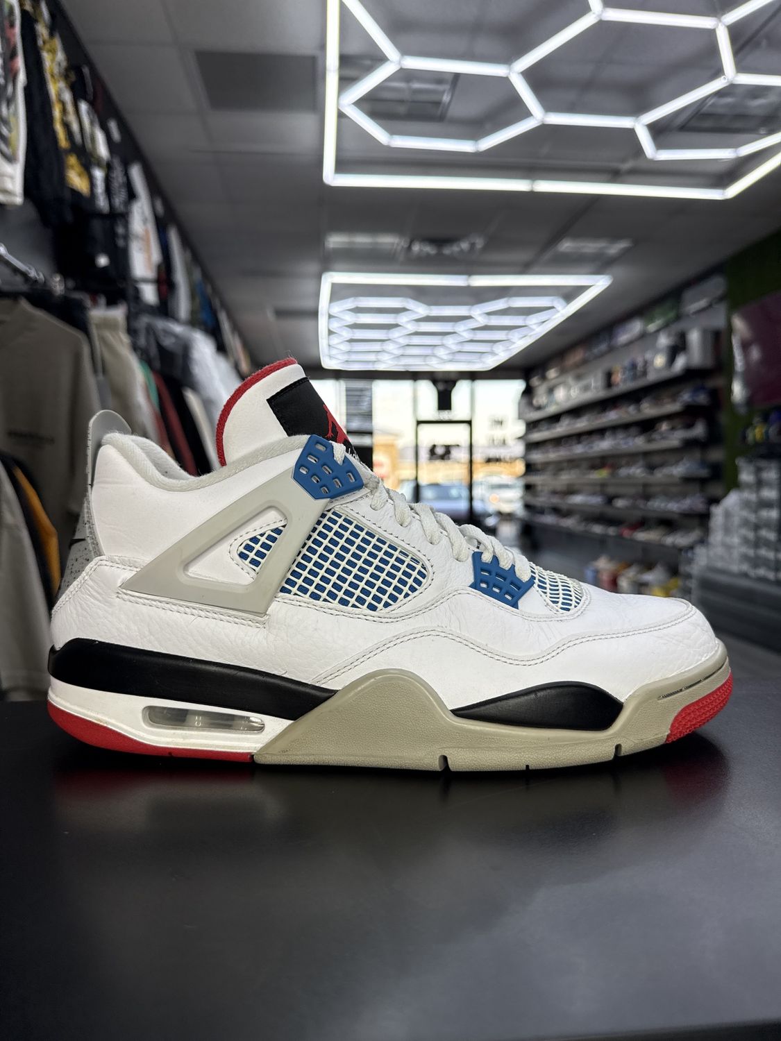 J4 “WHAT THE”  (SZ 10.5)   USED/OG BOX