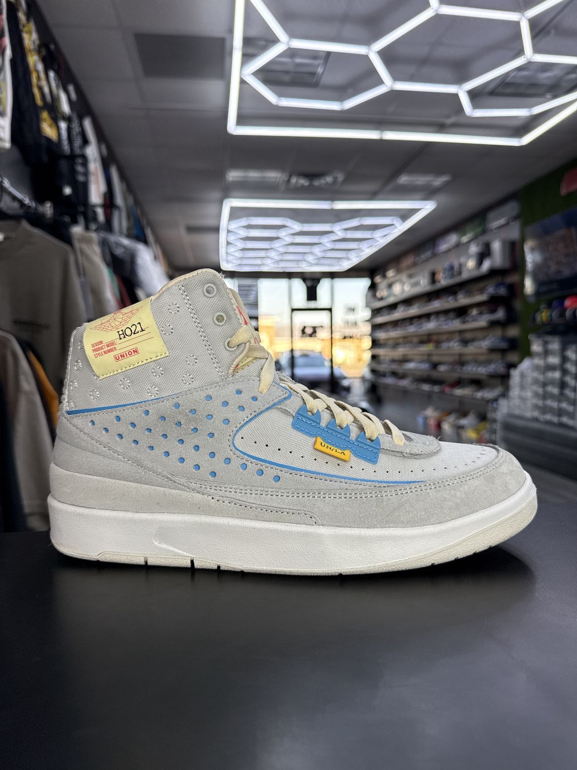 J2 x UNION “GREY FOG”  (SZ 9.5)  USED/OG BOX