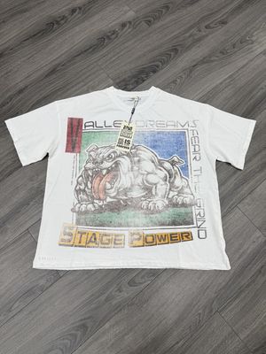 VALLEY DREAMS TEE “WHT/STAGE POWER”  (X-LARGE)  NEW