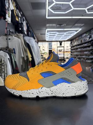 NIKE HUARACHE RUN “ORANGE BLUE”  (SZ 14)  USED/OG BOX