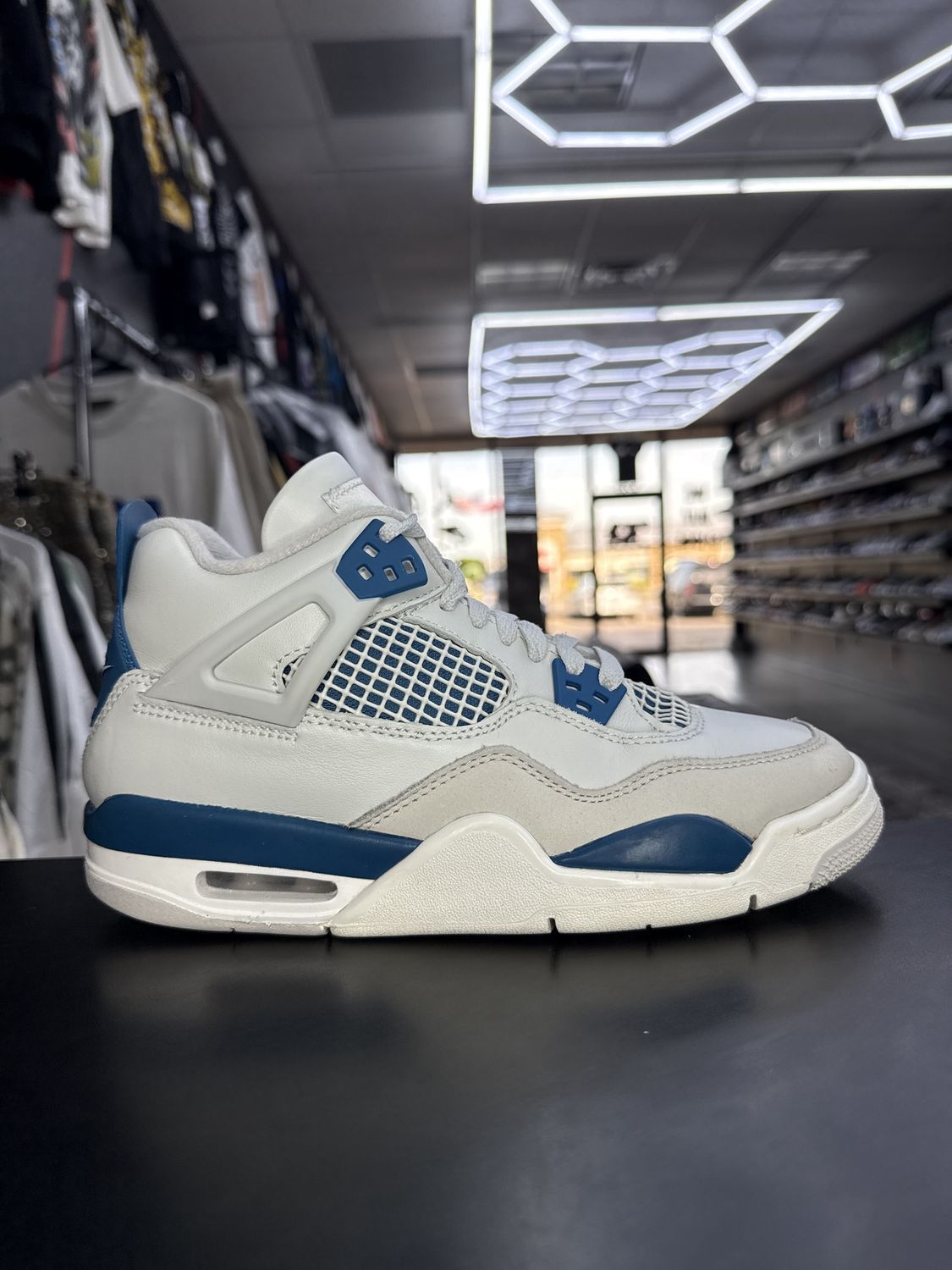 J4 “MITARY BLUE”  (SZ 5.5Y / 7W)  USED/NO BOX