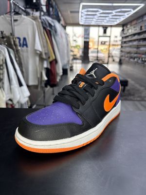 J1 LOW “CITRUS PURPLE”  (SZ 8.5)  USED/NO BOX