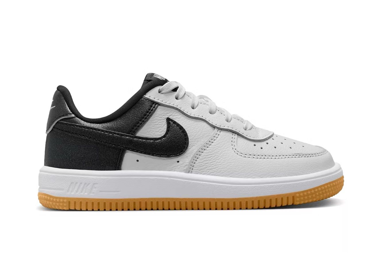 NIKE AF1 “METALLIC SILVER BLK”  (SZ 13.5c)  NEW/OG BOX  (NO LID)