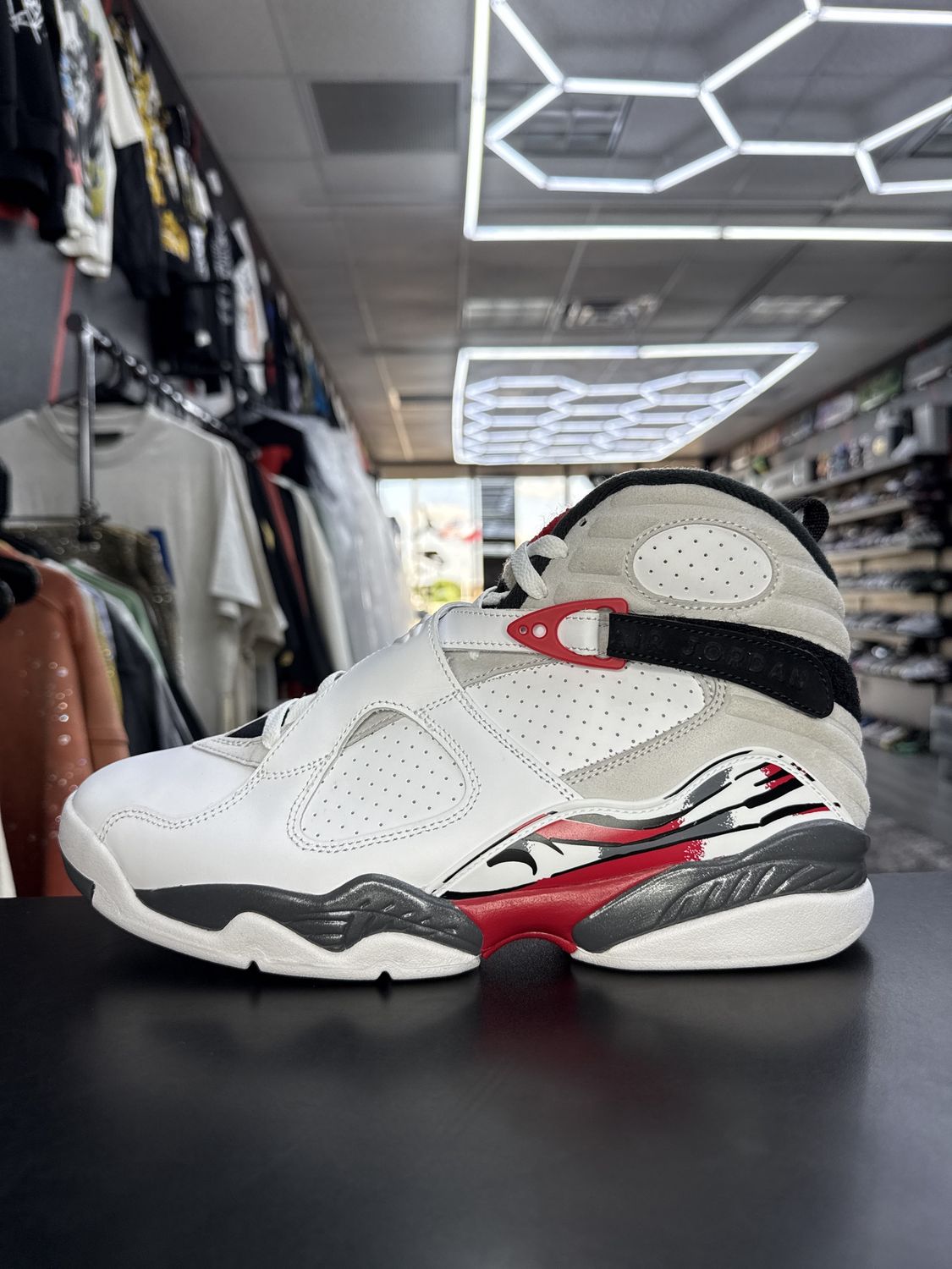 J8  “TRUE RED”  (SZ 10.5)  WORN 1x/OG ALL