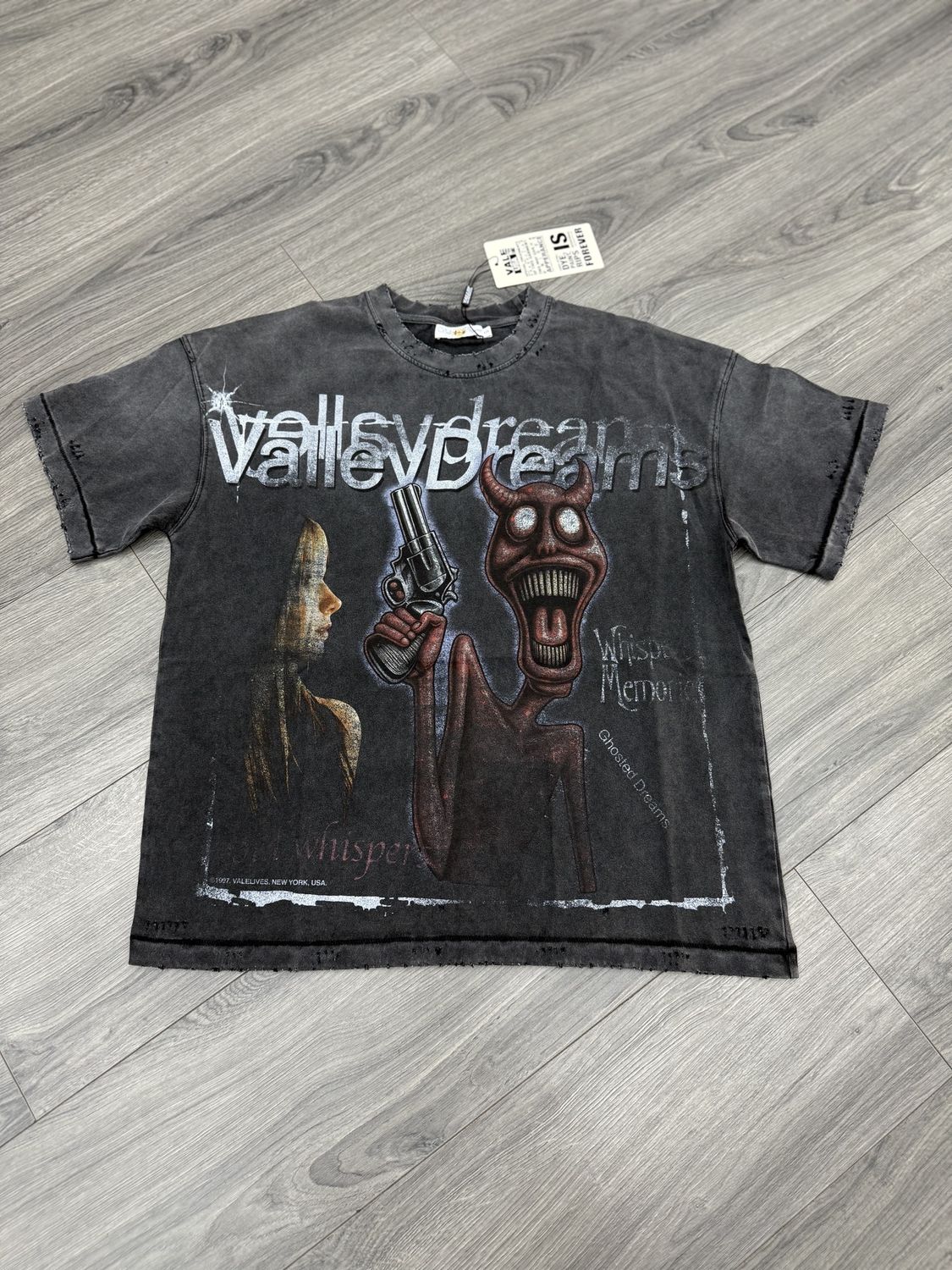 VALLEY DREAMS TEE  “PSYCHOPATH”  (SMALL)  NEW