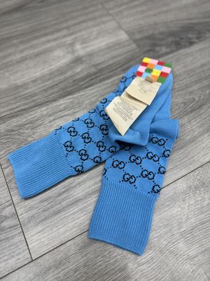 GUCCI SUPREME SOCKS “BLUE”  (SMALL)  NEW