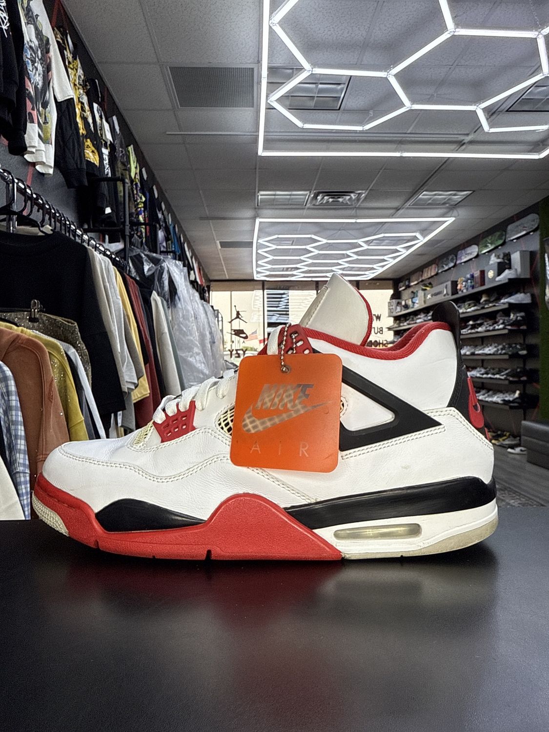 J4 “FIRE RED”  (SZ 13)  USED/OG ALL