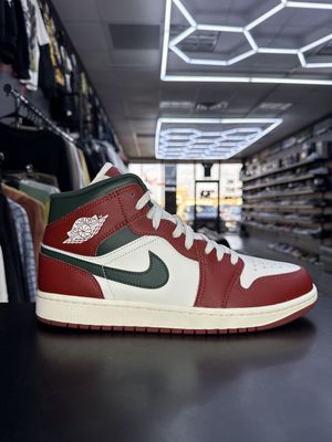 J1 MID “REDSTONE/MIDNIGHT GRN”  (SZ 11)  WORN 1x/OG ALL