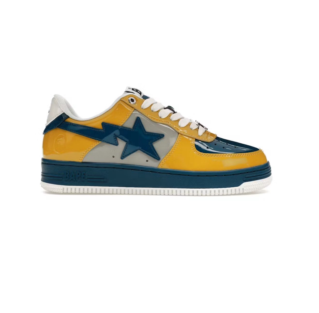 BAPESTA “NOSTALGIC BLUE YLW”  (SZ 8.5)   NEW/OG ALL
