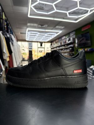 NIKE AF1 x SUPREME “BLK”  (SZ 10)  USED/OG BOX