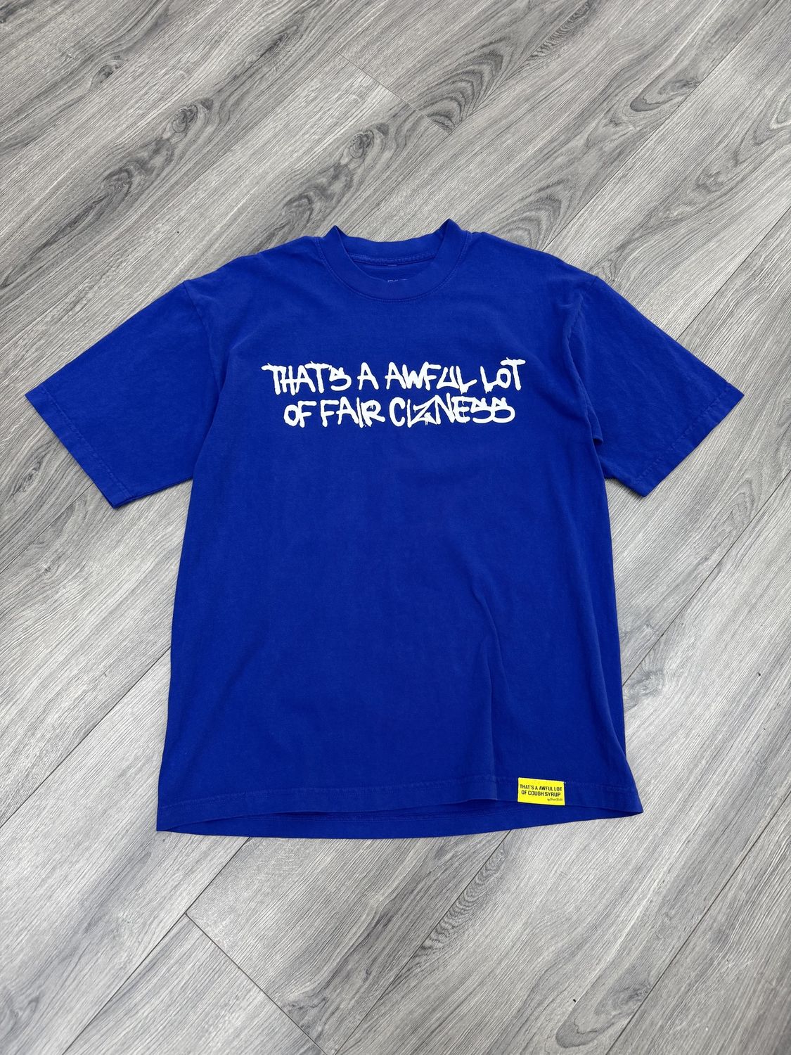 AWFUL LOTTA COUGH SYRUP x CRIPMAC “CIZNE55/BLUE”  (MEDIUM)  NEW