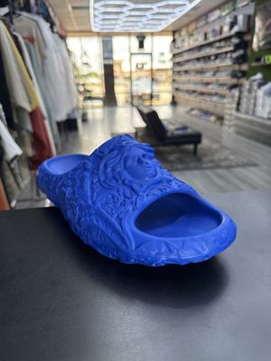 VERSACE DIMENSION SLIDES “BLUE”  (SZ 10US / 43) USED