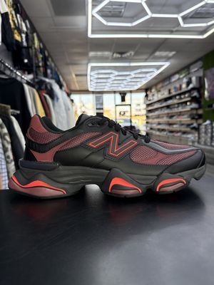 NEW BALANCE 9060 “BLK WASHED BURGUNDY”  (SZ 10.5)  WORN 1x/OG ALL