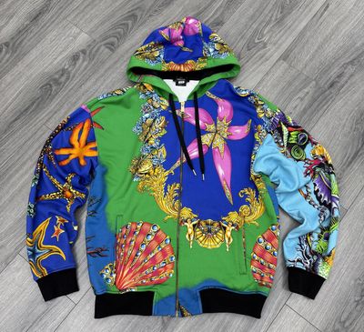 VERSACE TRÉSOR JACKET “MULTICOLORED”  (MEDIUM)  PRE-OWNED