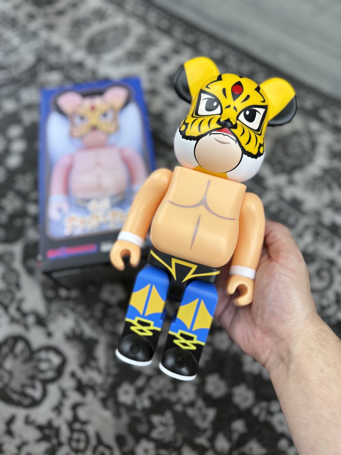BEARBRICK FIRST GEN TIGER MASK  400%