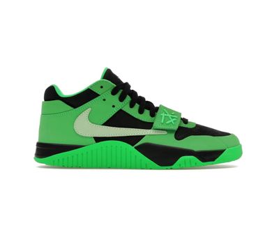 JORDAN CJ1 T-REXX x TRAVIS SCOTT "GREEN SPARK"  (SZ 9.5)  NEW/OG ALL