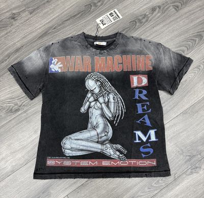 VALE FOREVER TEE “WAR-MARCHINE/BLK”  (LARGE)  NEW