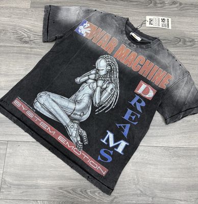 VALE FOREVER TEE “WAR-MARCHINE/BLK”  (SMALL)  NEW