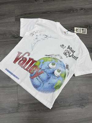 VALE FOREVER TEE  “WORLD PEACE/WHT”  (SMALL)  NEW