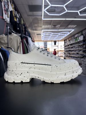ALEXANDER MCQUEEN TREAD SLICK  “BLK SPECKLED”  (SZ 12US / 45)  USED/OG ALL