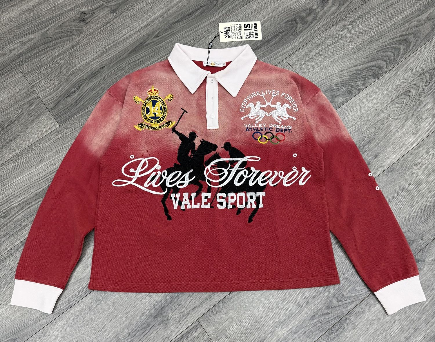 VALE FOREVER POLO  “RED”  (MEDIUM)  NEW