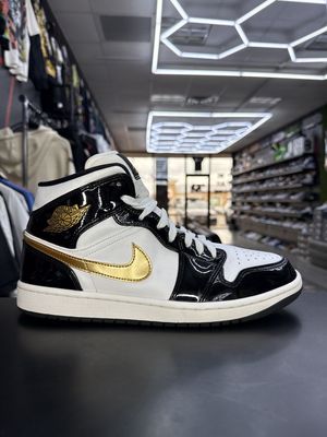 J1 MID “METALLIC GOLD/BLK”  (SZ 11)  USED/NO BOX