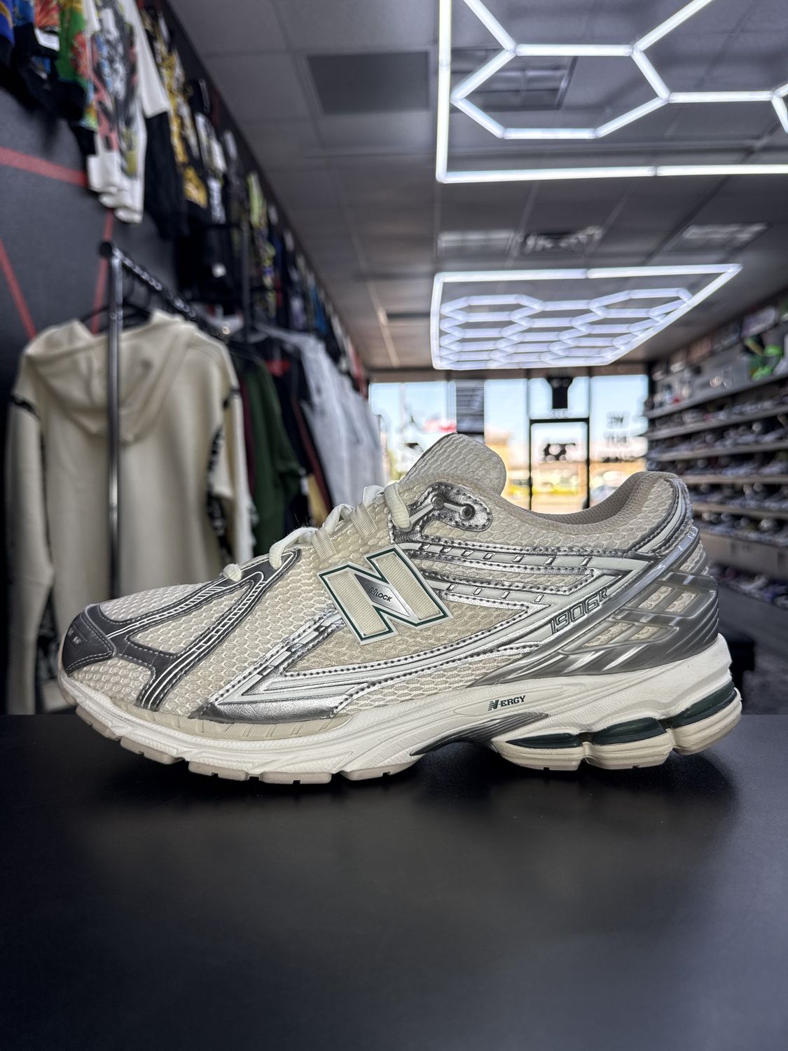 NEW BALANCE 1906 “CREAM”  (SZ 13)  USED/NO BOX