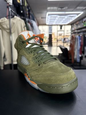 J5 “OLIVE”  (SZ 6.5Y / 8W)  USED/OG ALL