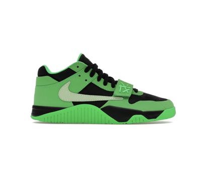 JORDAN CJ1 T-REXX x TRACIS SCOTT  “GREEN SPARK”  (SZ 10.5)  NEW/OG ALL