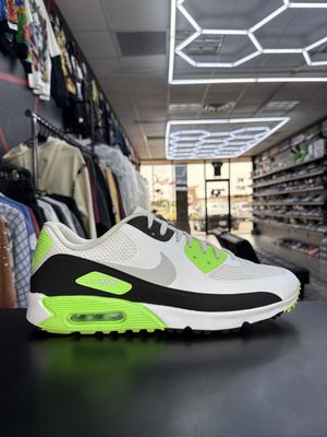 NIKE MAX 90 GOLF “FLASH LIME”  (SZ 14)  USED/OG BOX